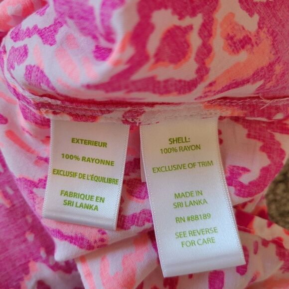 Lilly Pulitzer Willa top Sz M - Picture 6 of 8